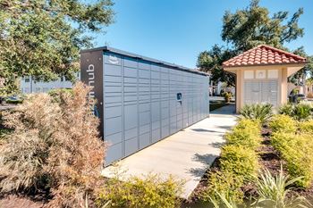 Amazon hub packageat Two Addison Place Apartments , Pooler, GA